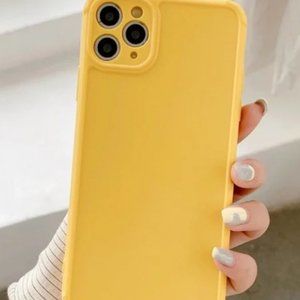 Orange silicone phone case